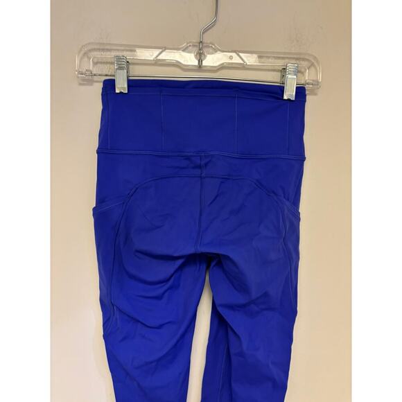 Lululemon Fast & Free Crop II Nulux Size 4 - Picture 7 of 9